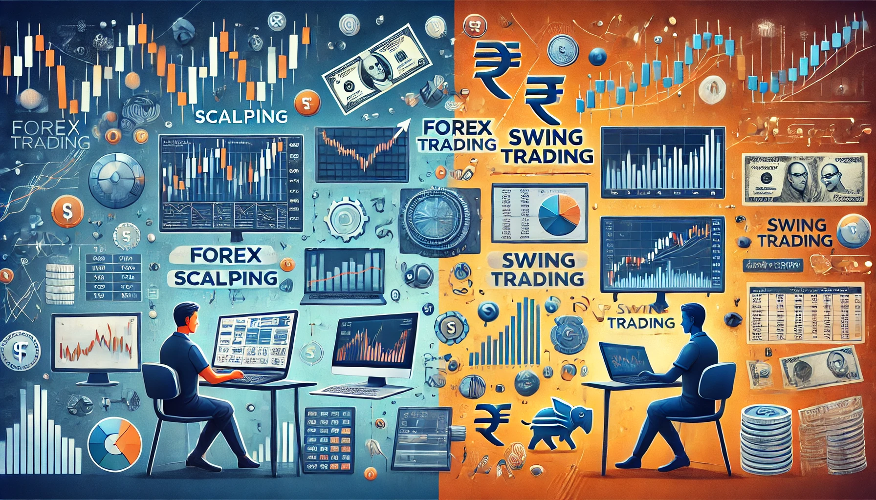 Forex Trading Scalping VS Swing Trading India